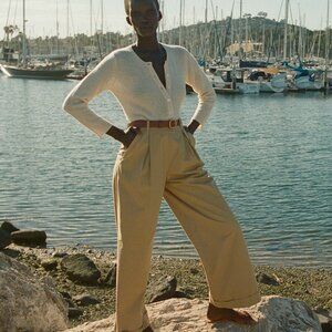 Doen Hilaire Pant in Tan — NWT